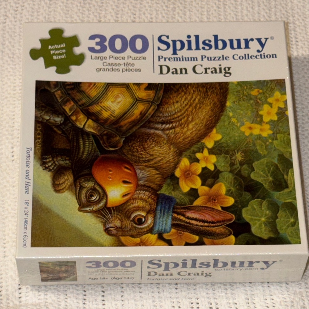 300-Piece Puzzle - Tortoise and Hare NEW Sealed